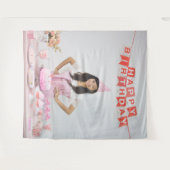 誕生日パーティー（写真） タペストリー (正面(横))