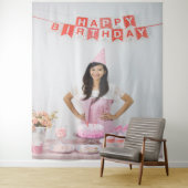 誕生日パーティー（写真） タペストリー (インサイチュ)
