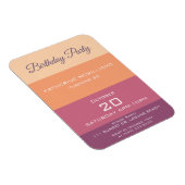 誕生日パーティー – 収穫パレット –  マグネット (右側)