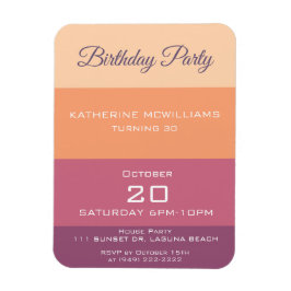 誕生日パーティー – 収穫パレット –  マグネット