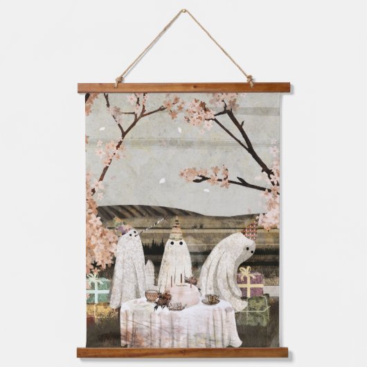 誕生日パーティー 吊り下げ型タペストリー (正面)