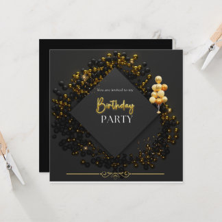 誕生日パーティー 招待状