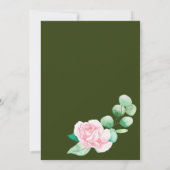 誕生日パーティー。 招待状 (裏面)