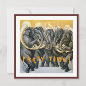 誕生日パーティー 招待状 (正面)