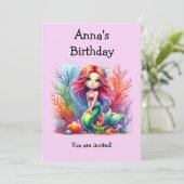 誕生日パーティー 招待状 (スタンド正面)