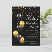 誕生日パーティー 招待状 (スタンド正面)