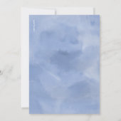 誕生日パーティー 水彩画 | 男の子の招待状 招待状 (裏面)