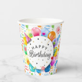 誕生日パーティー 紙コップ (正面)