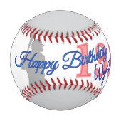 誕生日パーティー 野球ボール (正面)