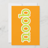 誕生日パーティー - 面白い初心者ゲーマー 招待状 (裏面)