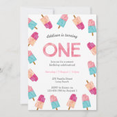 誕生日パーティー | Popsicleアイスクリームのご招待 招待状 (正面)