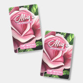 誕生日パーティー VIP アクセス バッジ (正面＆裏面)