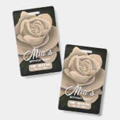 誕生日パーティー VIP アクセス バッジ (表裏)