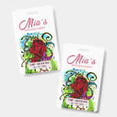 誕生日パーティー VIP アクセス バッジ (正面＆裏面)