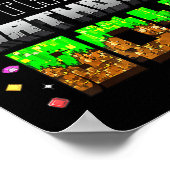 誕生日パーティーIm誕生日ボーイゲームピクセルボーイ ポスター (角)