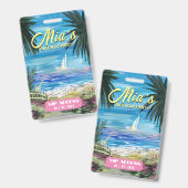 誕生日パーティーVIPアクセスバッジ バッジ (正面＆裏面)