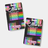 誕生日パーティVIPアクセスバッジ バッジ (正面＆裏面)