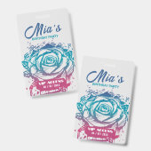 誕生日パーティVIPアクセスバッジ バッジ (正面＆裏面)