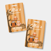 誕生日パーティVIPアクセスバッジ バッジ (正面＆裏面)