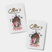 誕生日パーティVIPアクセスバッジ バッジ (正面＆裏面)