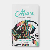 誕生日パーティVIPアクセスバッジ バッジ (裏面)