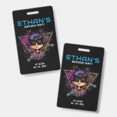 誕生日パーティVIPアクセス バッジ (正面＆裏面)