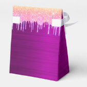 誕生日パープルピンクグリッタードリッ感謝していプス フェイバーボックス (裏面サイド)
