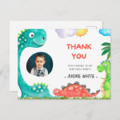 誕生日パ来ストカードありがとう 案内ポストカード (正面/裏面)