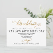 誕生日パ祝ーティーの招待を許可 招待状 (スタンド正面)