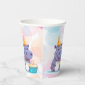 誕生日ヒッポ紙カップ 紙コップ (右)