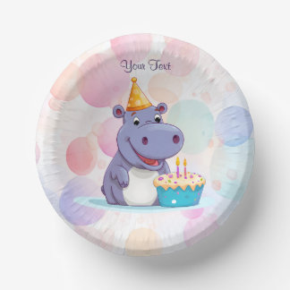 誕生日ヒッポ紙ボウル ペーパーボウル