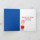 誕生日ビキニ及びラブラドールレトリバー カード (内部)