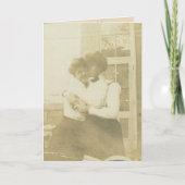 誕生日ビクトリアン札 カード (正面)