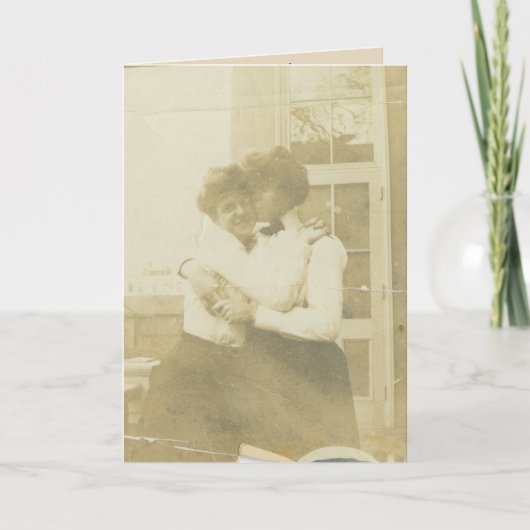 誕生日ビクトリアン札 カード (正面)