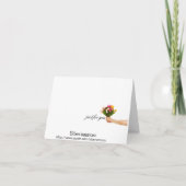 誕生日ビスコッティとコーヒー誕生日カード カード (裏面)