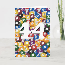 誕生日ビリヤード・ボール44誕生日 カード