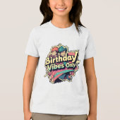 誕生日ビーズオンリーアニメボーイ トライブレンドTシャツ (正面)