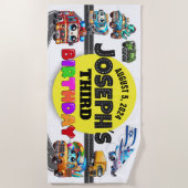 誕生日ビーチタオル ビーチタオル (正面)