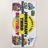 誕生日ビーチタオル ビーチタオル (正面)