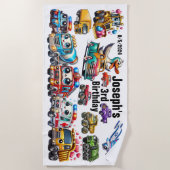 誕生日ビーチタオル ビーチタオル (正面)