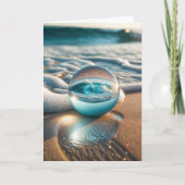 誕生日ビーチボール シーズンカード (正面)