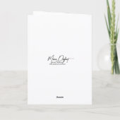 誕生日ビーチ葉書の封筒 カード (裏面)