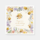 誕生日ビー スタンダードカクテルナプキン (正面)