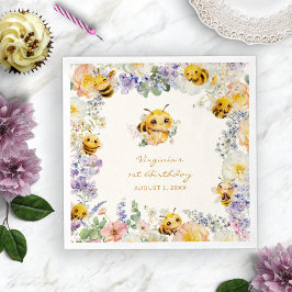 誕生日ビー スタンダードカクテルナプキン