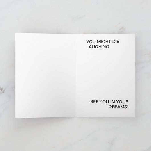 誕生日ピエロカード カード (内部)