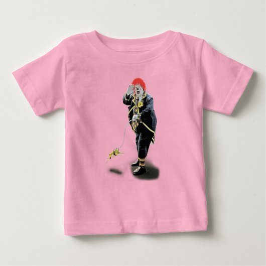 誕生日ピエロキッドシャツ ベビーTシャツ (正面)