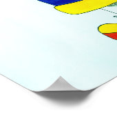 誕生日ピエロテディベア ポスター (角)