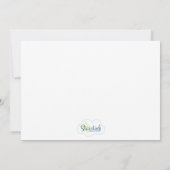 誕生日ピエロベアツー誕生日招待状 招待状 (裏面)