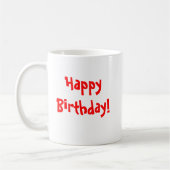 誕生日ピエロマグ コーヒーマグカップ (左)