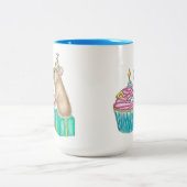 誕生日ピカカップケーキマグ ツートーンマグカップ (中央)